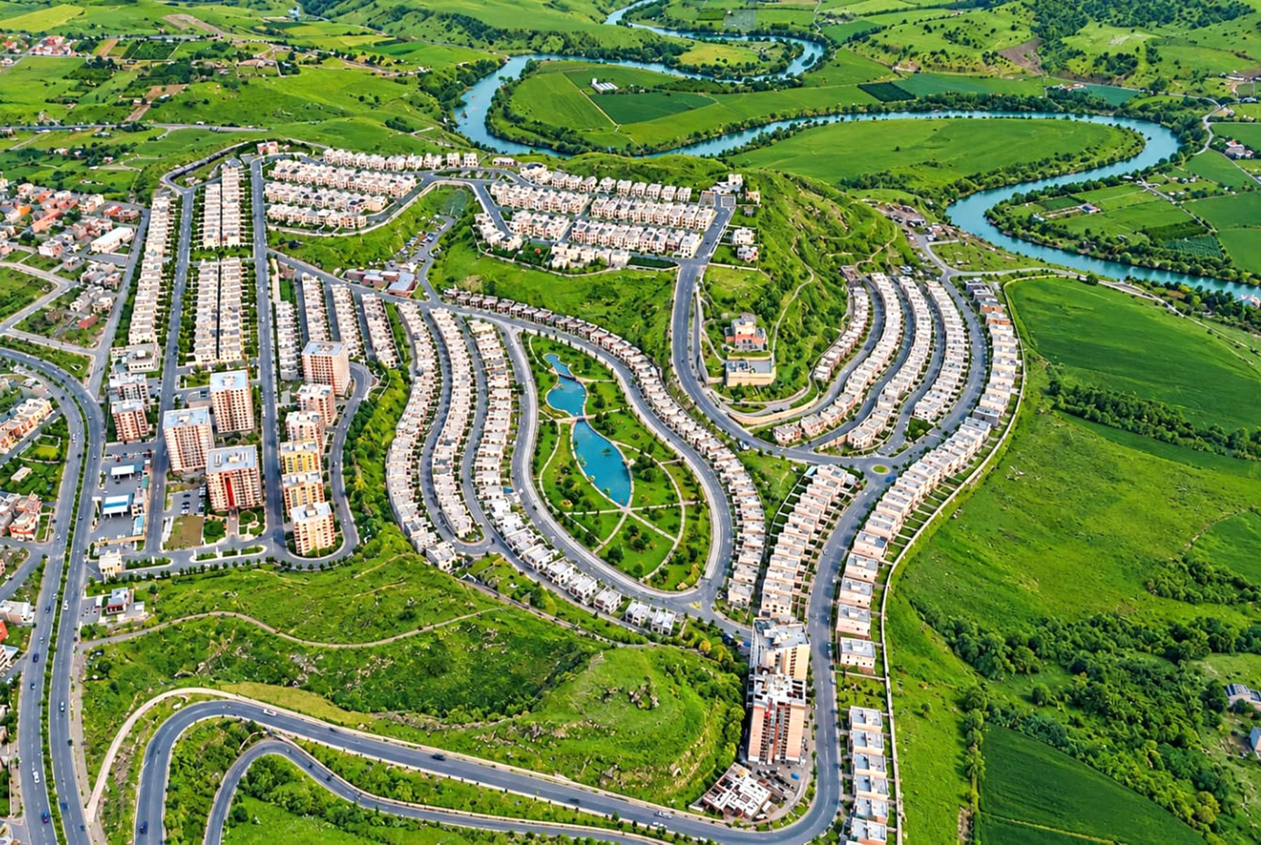 Dream City from the sky